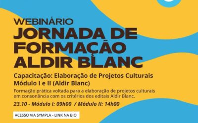 Comitê de Cultura na Bahia realiza webinário para elaboração de projetos culturais da Política Nacional Aldir Blanc