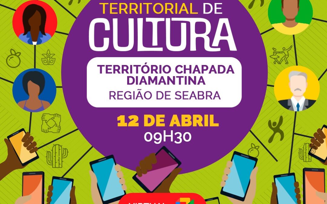 Assembleias virtuais de Cultura acontecem nos territórios da Chapada Diamantina e Sisal