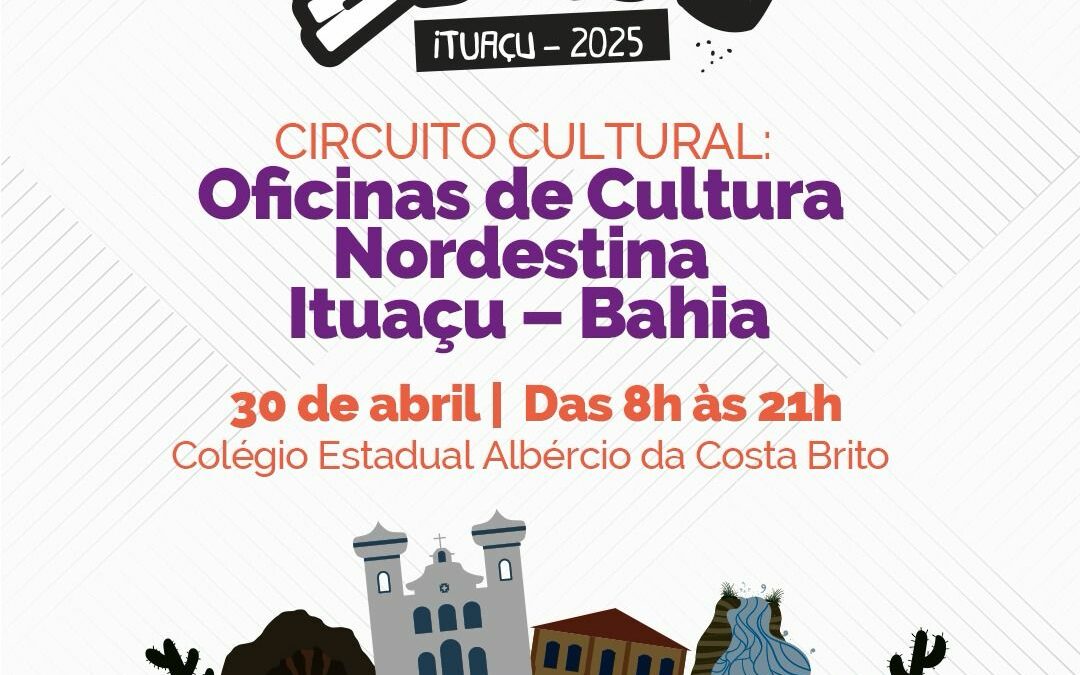 Comitê de Cultura da Bahia realiza circuito de oficinas sobre cultura popular nordestina em Ituaçu
