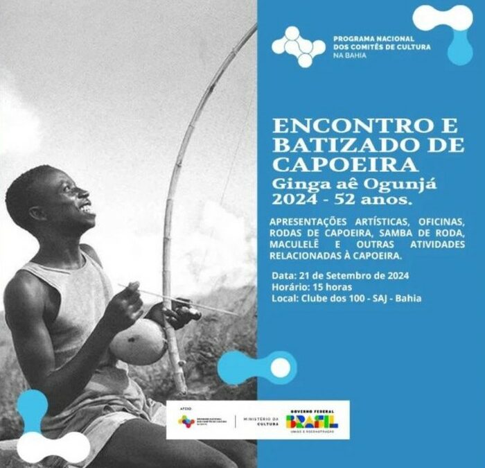 Gingaê Ogunjá (52 anos), encontro e batizado de capoeira