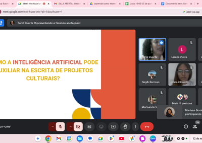 Webinário Escrita de Projetos e Uso da Inteligência Artificial