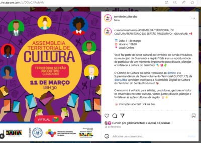 Assembleia Territorial de Cultura – Território de Guanambi