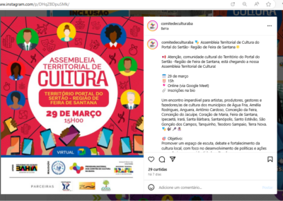 Assembleia Territorial Portal do Sertão – Feira de Santana