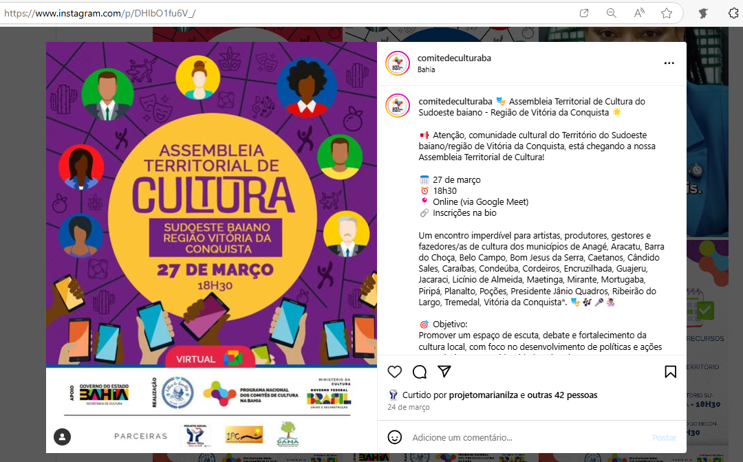 Assembleia Territorial do Sudoeste – Vitória da Conquista