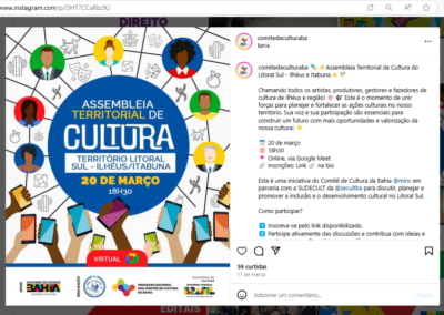 Assembleia Territorial do Litoral Sul – Ilhéus/Itabuna