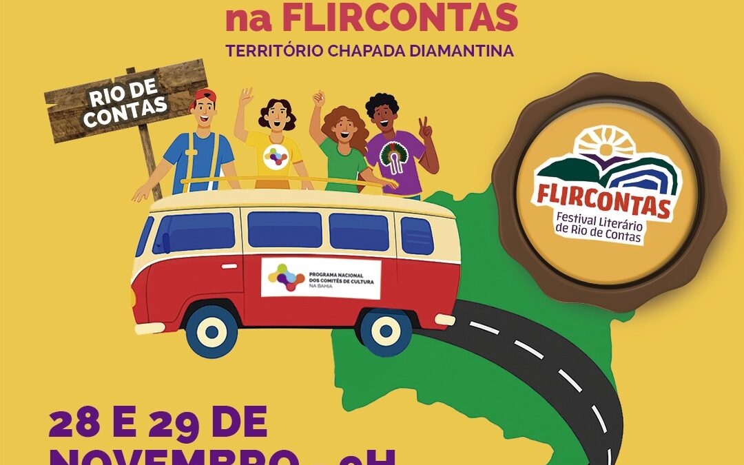 Caravana de Cultura fortalece saberes tradicionais e literatura na FLIRCONTAS, em Rio de Contas