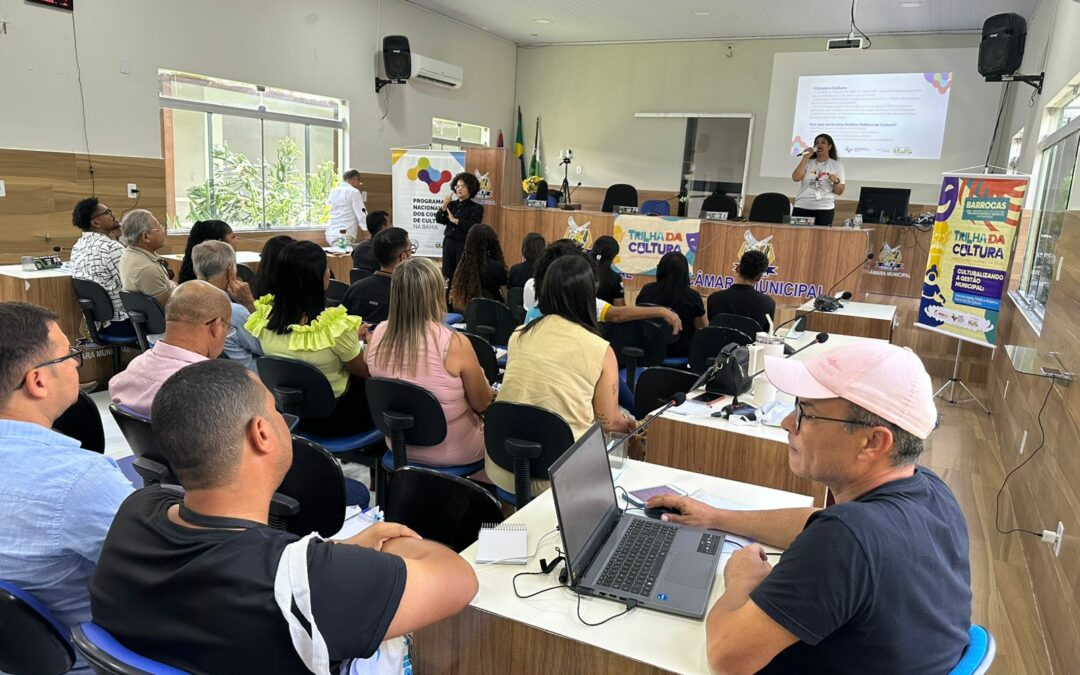 Trilha da Cultura: Barrocas sedia 4ª formação para gestores e conselheiros municipais de cultura