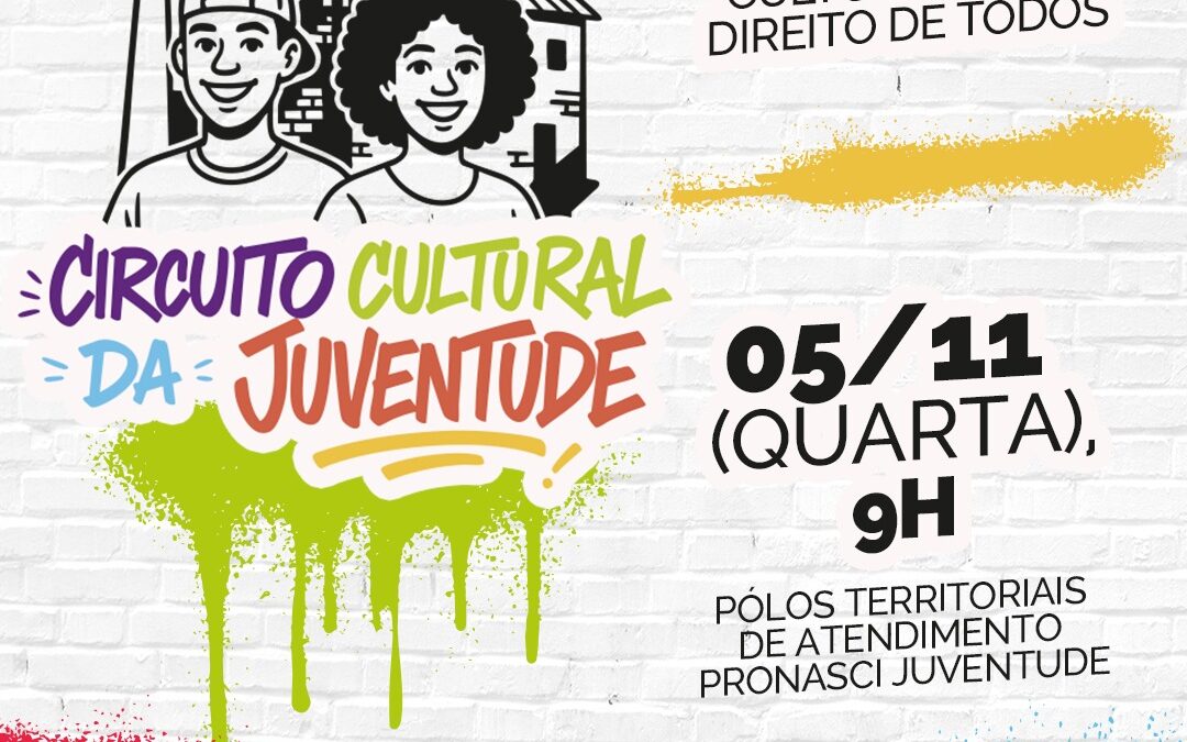 Comitê de Cultura participa do Circuito Cultural da Juventude em parceria com o PRONASCI e o Ponto de Cuidado