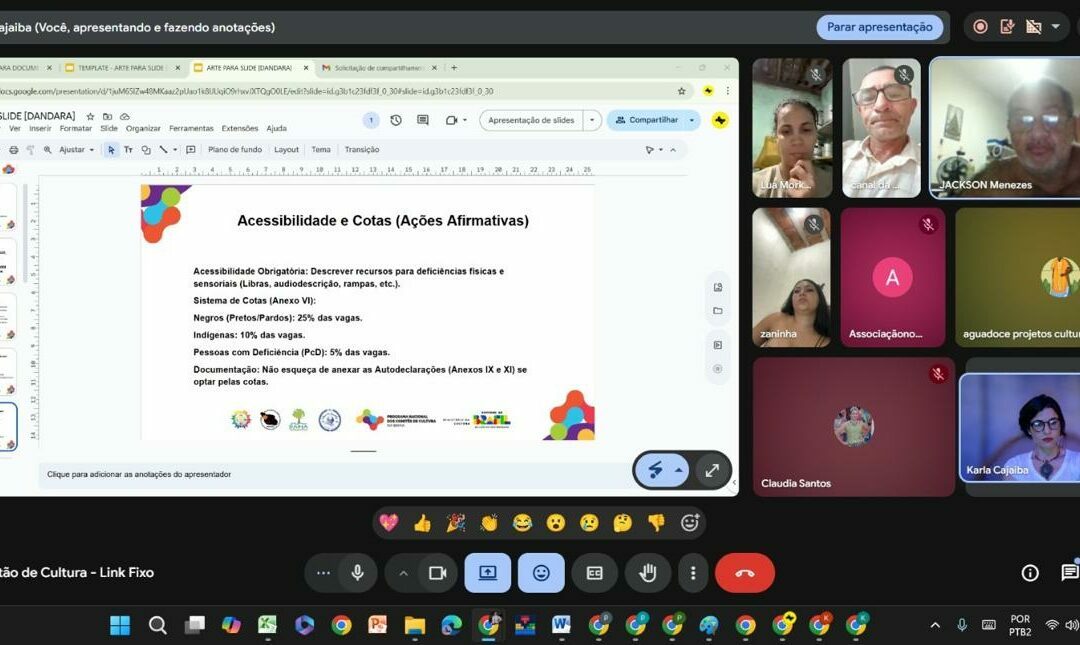 Formação online – sobre PNAB Bahia